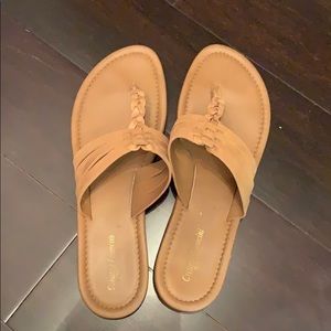 ✅$10 SALE✅ Tan Summer Sandals